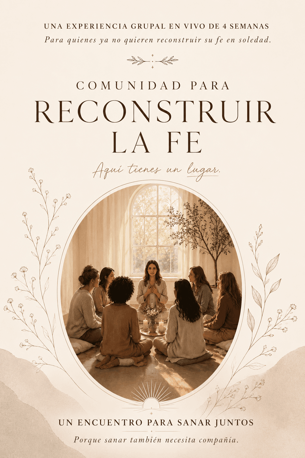 Comunidad para reconstruir la fe