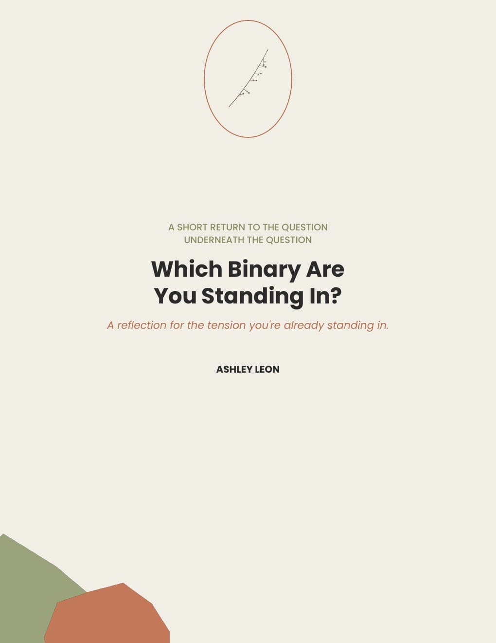 Cover of the free guide Which Binary Are You Standing In? by Ashley Diana Leon